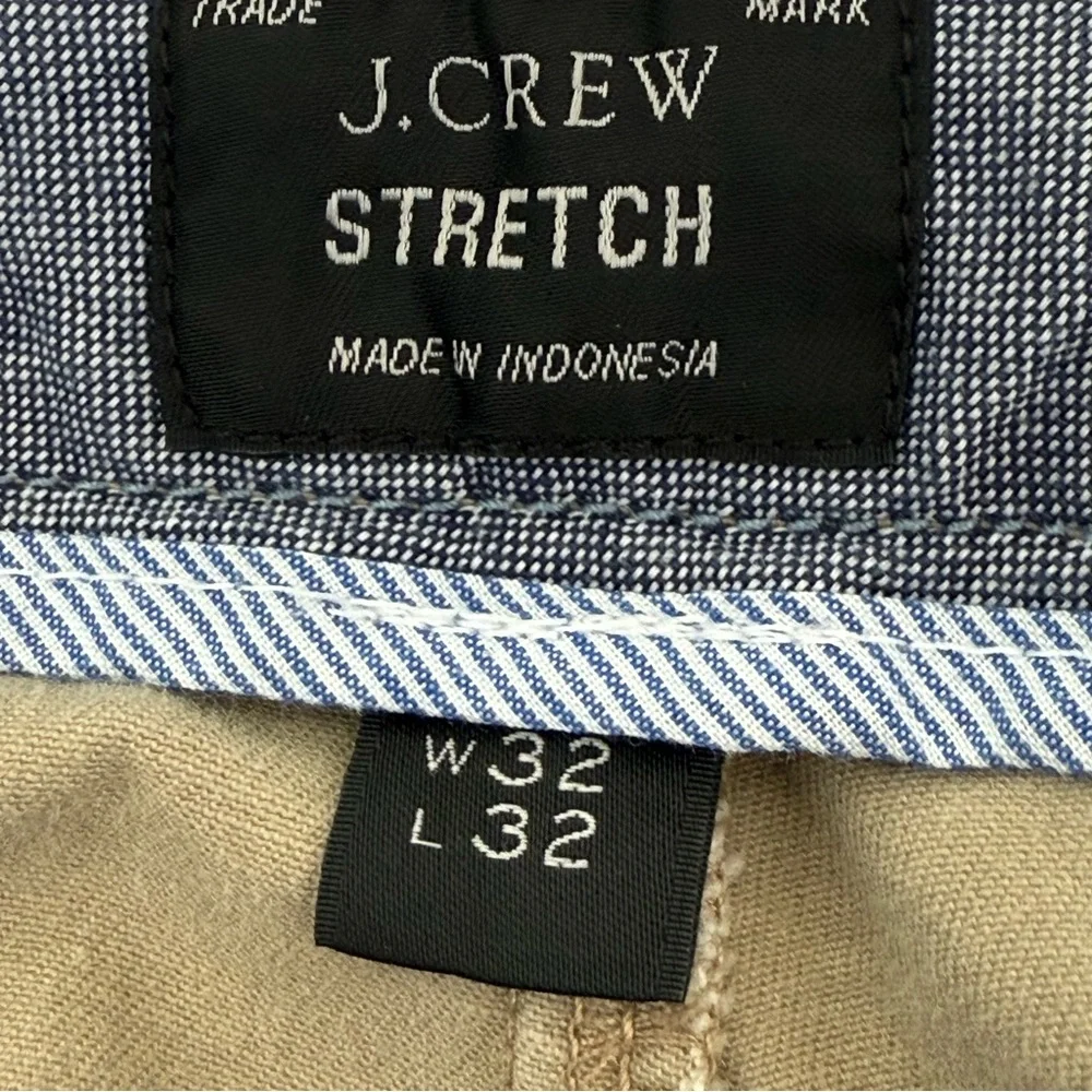 J. Crew 484 Slim Fit Stretch Chino Khaki Men’s Casual Pants Size 32